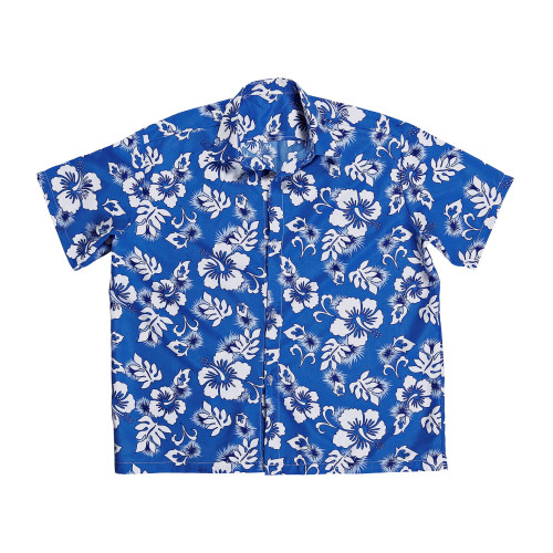 CHEMISE HAWAIENNE BLEUE XL