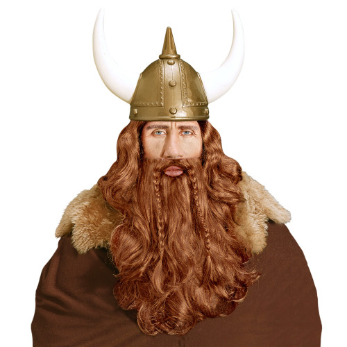 PERRUQUE VIKING+MOUSTACHE