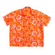 CHEMISE HAWAIENNE ORANGE