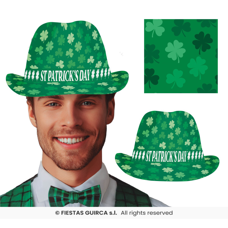 CHAPEAU GANGSTER SAINT-PATRICK
