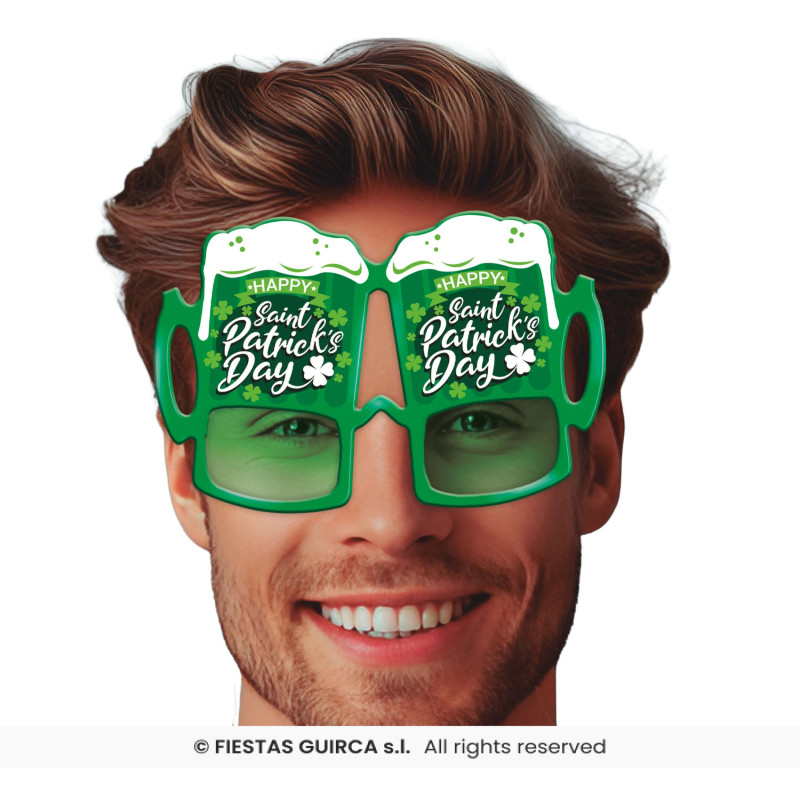 LUNETTES DE BIERE ST  PATRICK