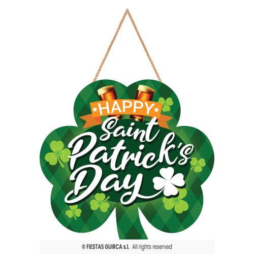 PANNEAU ST PATRICK 28X28CM