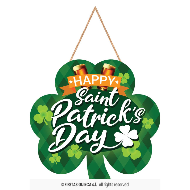 PANNEAU ST PATRICK 28X28CM