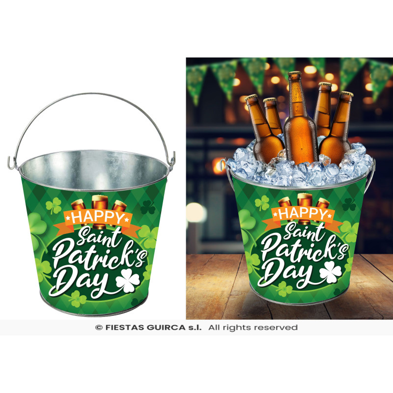 SEAU EN METAL ST PATRICK