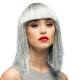 PERRUQUE CRAZY ARGENT