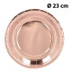 SET 6 ASSIETTES CARTON ROSE GOLD