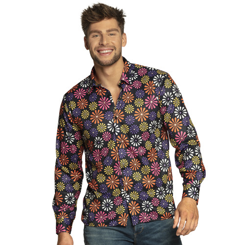 CHEMISE FLOWER POWER L