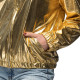 VESTON RAVE METALLIQUE  OR M