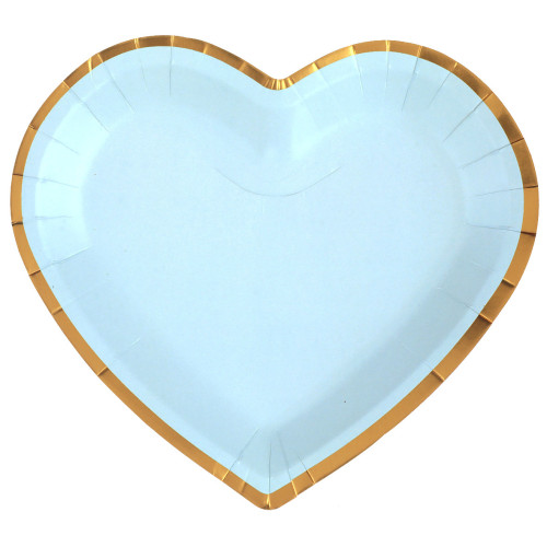 10 ASSIETTE COEUR CIEL