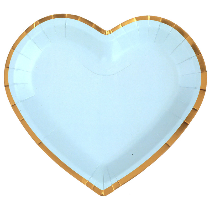 10 ASSIETTE COEUR CIEL