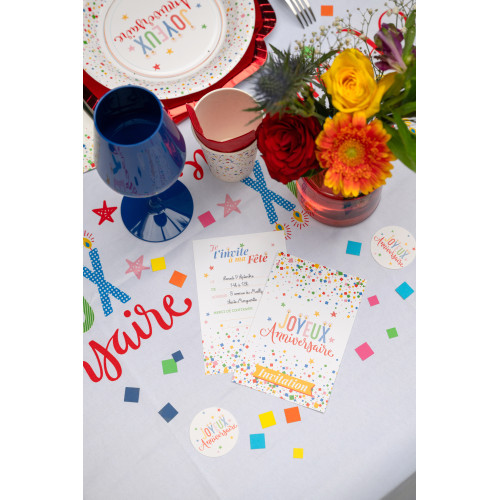 6 CARTES INVITATION ANNIFESTY