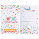 6 CARTES INVITATION ANNIFESTY