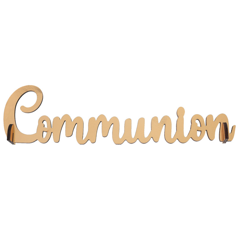 LETTRES COMMUNION OR