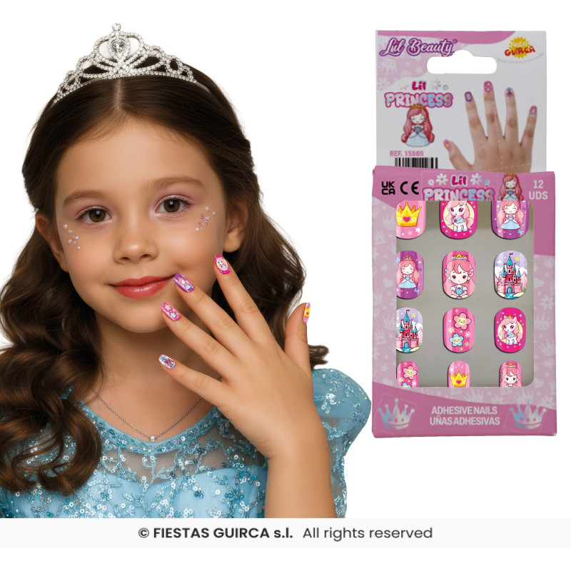 12 FAUX ONGLES LIL PRINCESSE