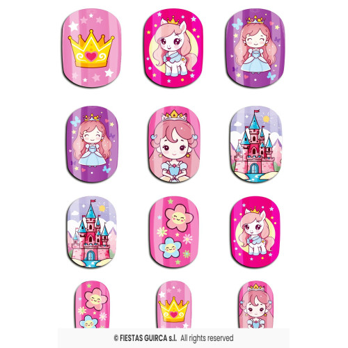 12 FAUX ONGLES LIL PRINCESSE