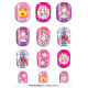 12 FAUX ONGLES LIL PRINCESSE