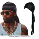 CHAPEAU BANDANA NOIR