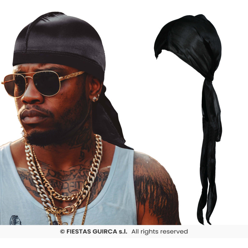 CHAPEAU BANDANA NOIR