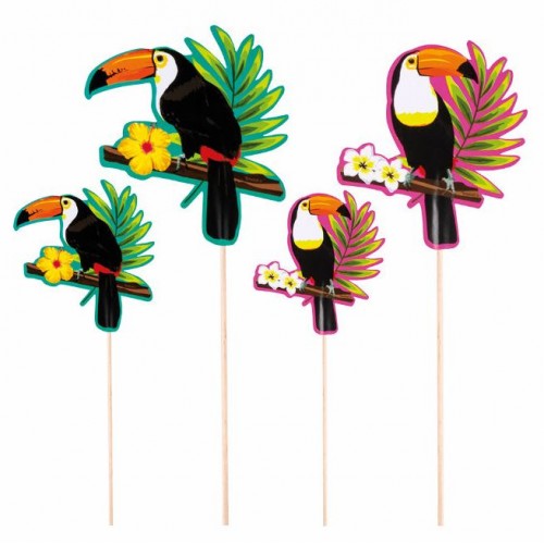 4 BATONNETS COCKTAIL TOUCAN