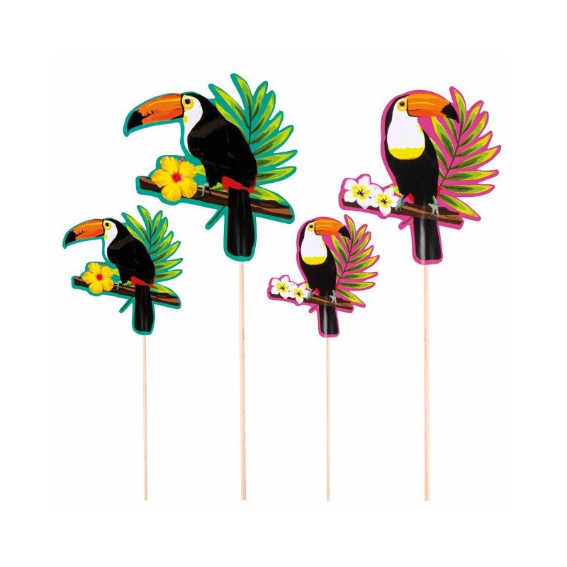 4 BATONNETS COCKTAIL TOUCAN