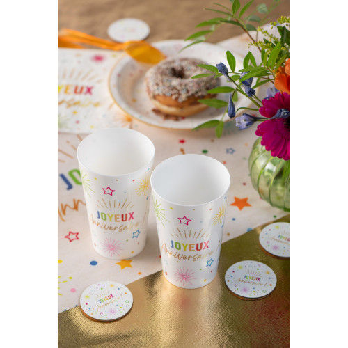 GOBELET REUTILISABLE ANNIVERSAIRE