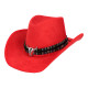 CHAPEAU DJANGO ROUGE
