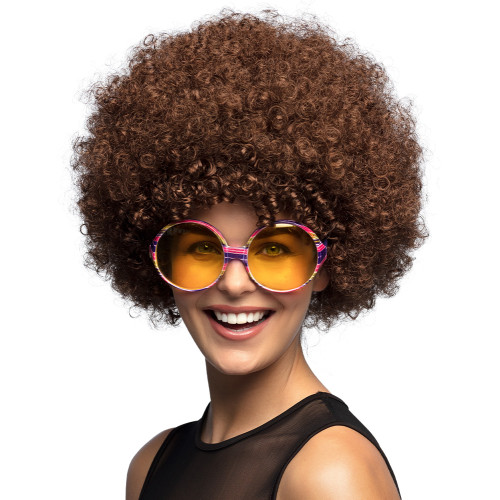 PERRUQUE AFRO BRUN