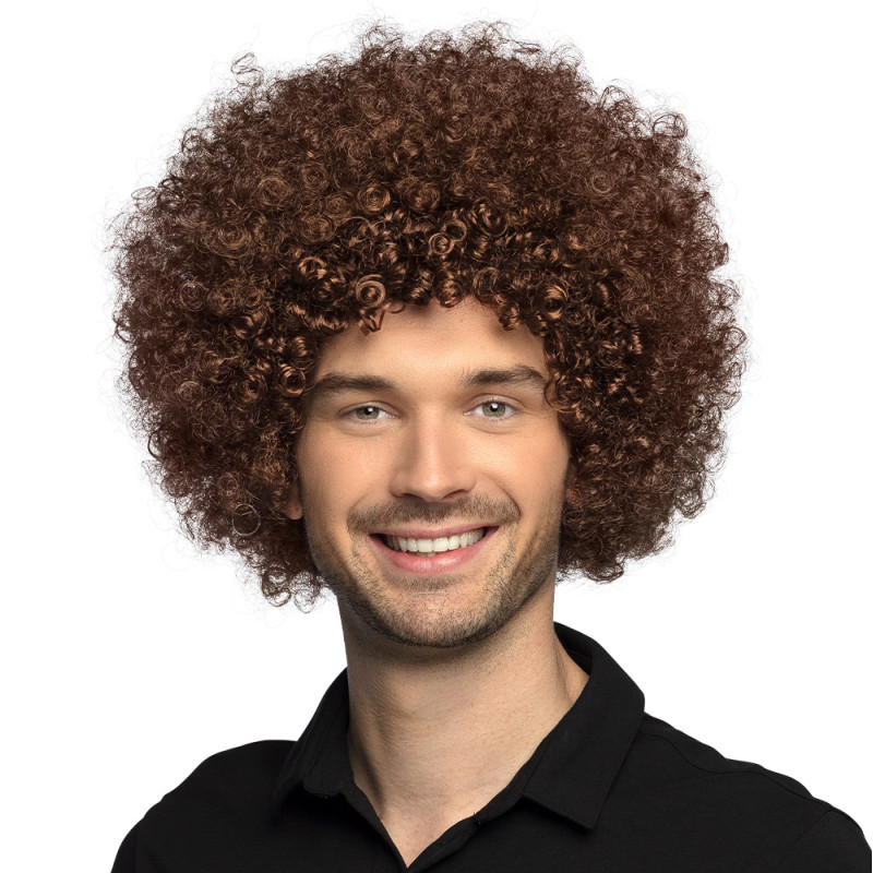 PERRUQUE AFRO BRUN