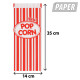 8 SACS PAPIER À POP-CORN