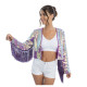 VESTE SEQUINS VIOLET IRISE M