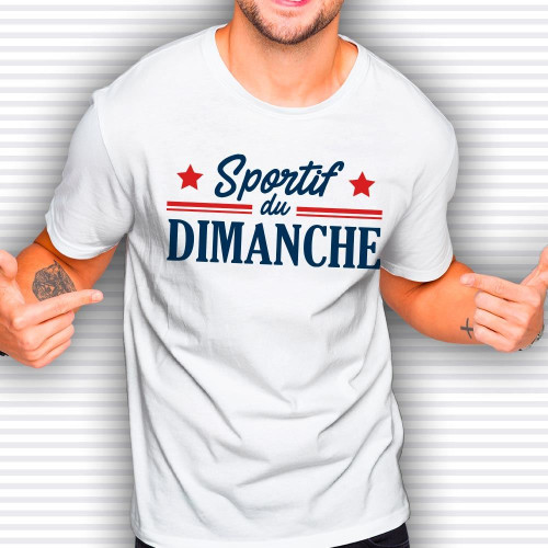 TEE SHIRT COCO SPORTIF DIMANCHE L