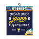 T SHIRT "...EST UN JAUNE" XL