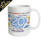MUG PAILLETTES F 20 ANS