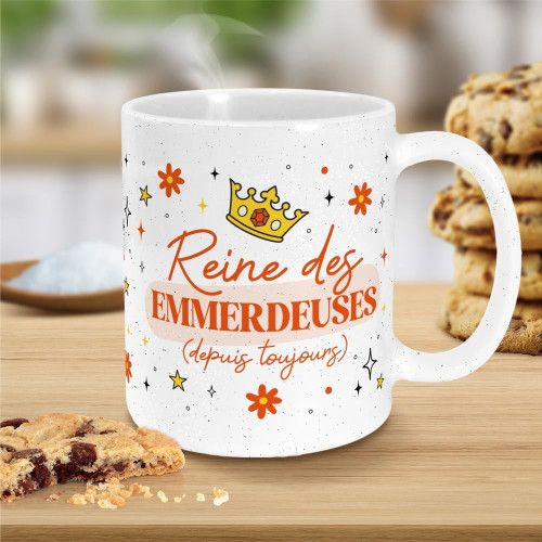 MUG PAILLETTES EMMERDEUSE