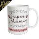 MUG PAILLETTES SUPER MAMIE