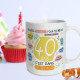 MUG PAILLETTES F 40 ANS