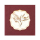 12 SERVIETTES PM SIENNE AUBEP.