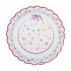 6 ASSIETTES PRINTEMPS DIAM 23CM
