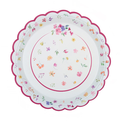 6 ASSIETTES PRINTEMPS DIAM 23CM