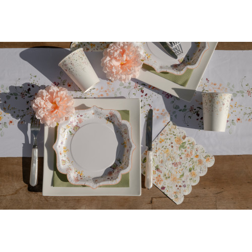 12 SERVIETTES HERBIER