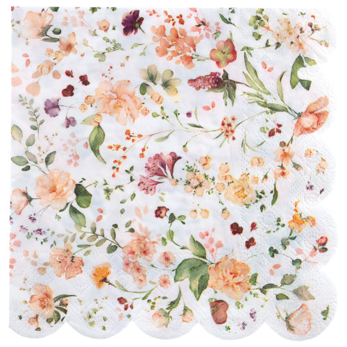 12 SERVIETTES HERBIER