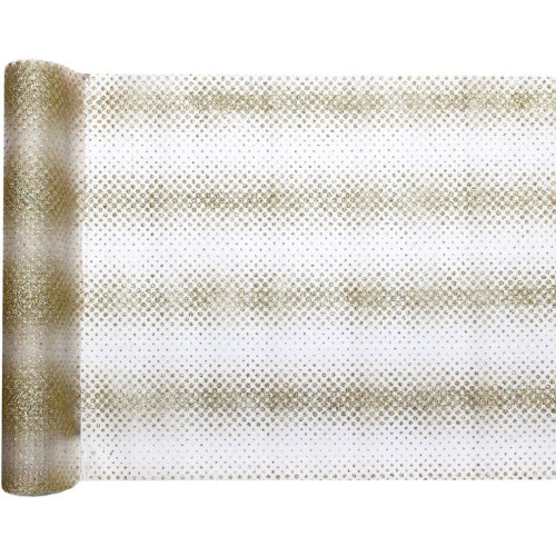 CH.TABLE RAYURE PAILLETTEE OR