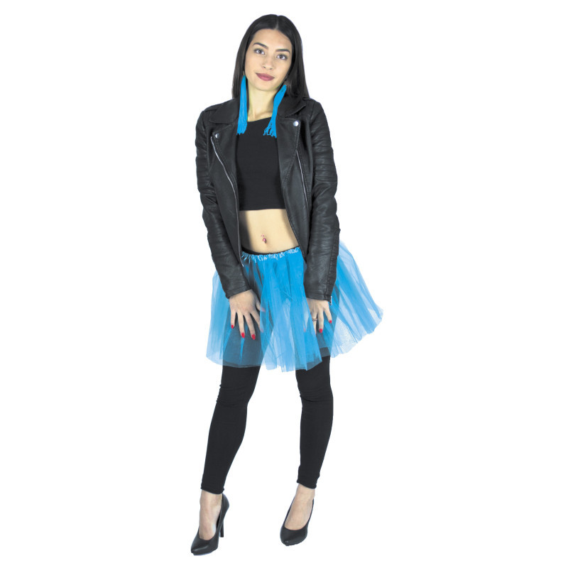 TUTU BLEU- FLUO 35CM