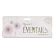 SET DE 3 EVENTAILS ROSE PALE/OR