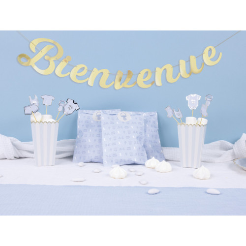 GUIRLANDE LETTRES BIENVENUE OR
