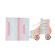 8 INVIATIONS MAHAULT PASTEL OR