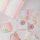 8 INVIATIONS MAHAULT PASTEL OR