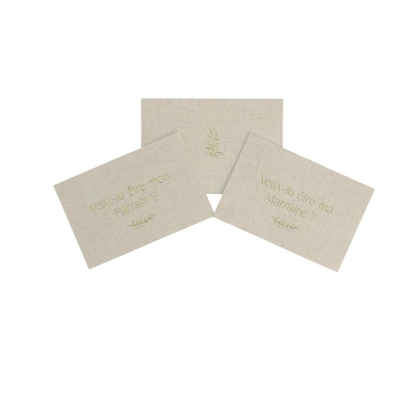 2 CARTES VEUX TU ETRE MARRAINE - PARRAIN