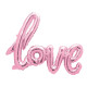 BALLON MYLAR LOVE ROSE PASTEL