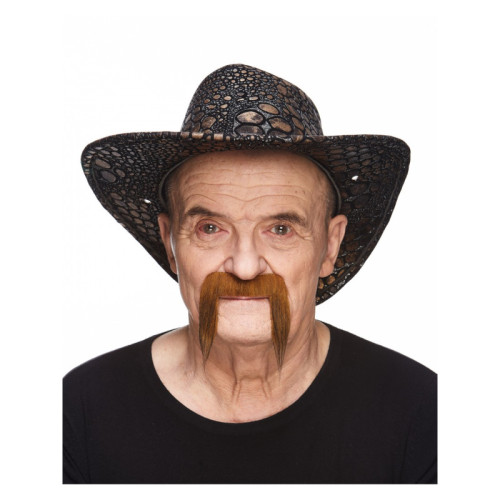 MOUSTACHE PIRATE - ROUX FONCE